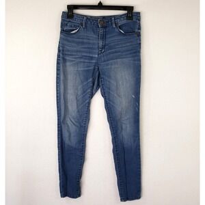 Mossimo High Waist Ankle‎ Skinny Jeans Women's Size 2 Premium Denim Blue